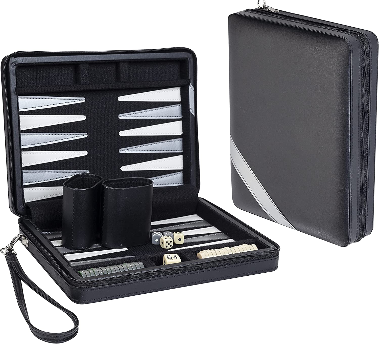 WE Games Magnetic Backgammon Set - Travel Size